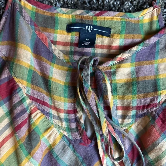 GAP Multicolor Plaid Maxi Dress - Picture 5 of 5